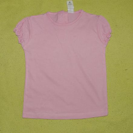 Ruzove bavlnene tricko, baby club,80