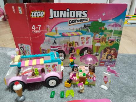 Lego friens 10727 emma a zmrzlinářská dodávka, 