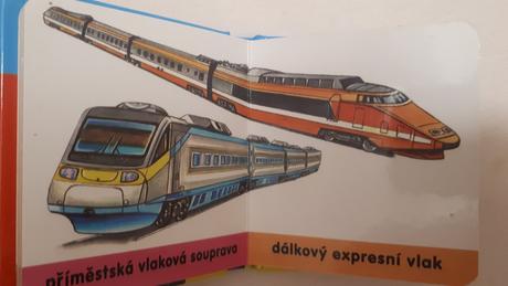 Dětská knížka - doprava,