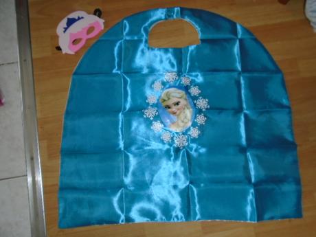 Maska kostým plášť frozen elsa anna, 