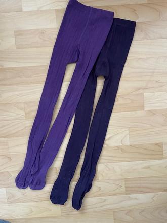 2x dívčí punčocháče zn.tchibo, tchibo,122