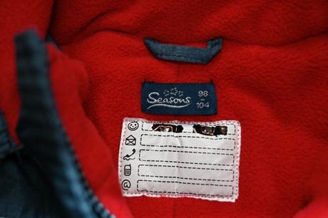 Modrá zimní kombinéza zn. seasons vel. 98/104, 98