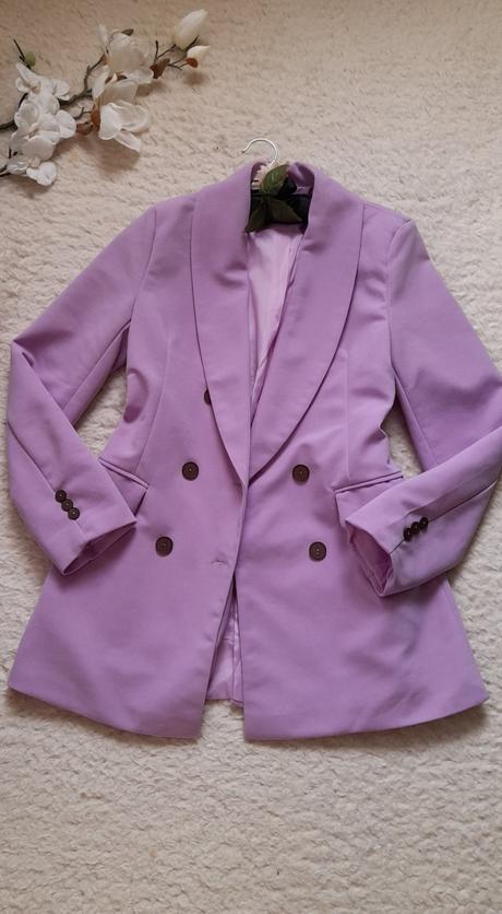 Shein fialkové sako, l