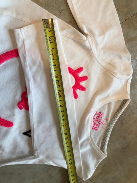 Bílé triko smajlík vel.3-4roky zn.ff bavlna růžová, f&f,104