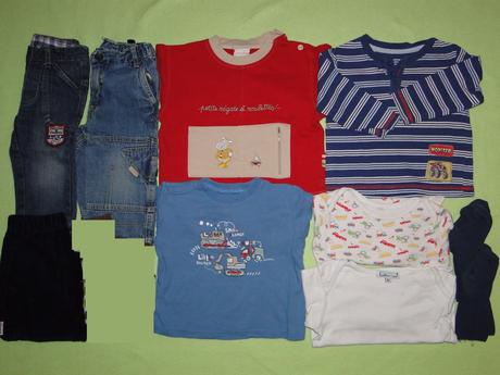 10ks - rifle kalhoty tepláky trička body v.80, 68–80