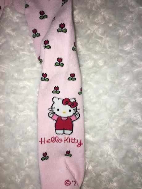 Růžové punčocháče s hello kitty h&m, h&m,74