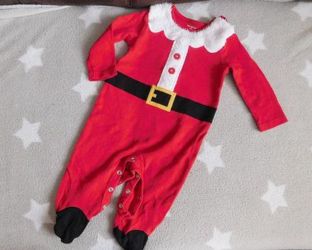 Vánoční overálek f&f vel.62/68, 62
