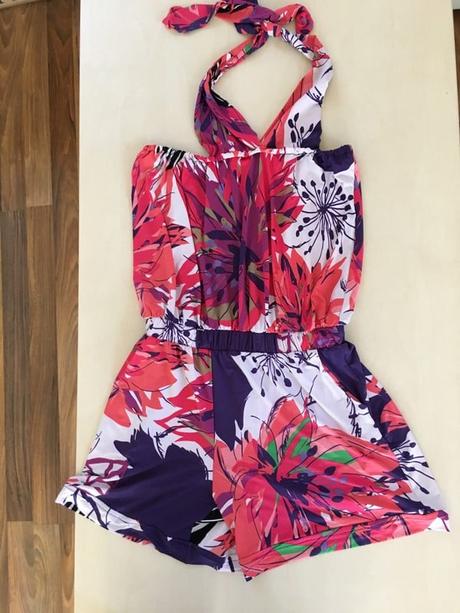 Letní květinový overal, vel s/m, m