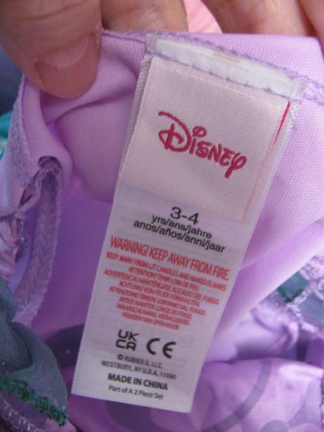 Kostým-mořská víla ariel,