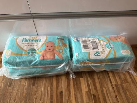 Plenky pampers premium care 1, 200 ks, pampers,2 kg - 6 kg