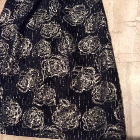 Luxusní zlato-černé šaty s podšívkou, john lewis,128