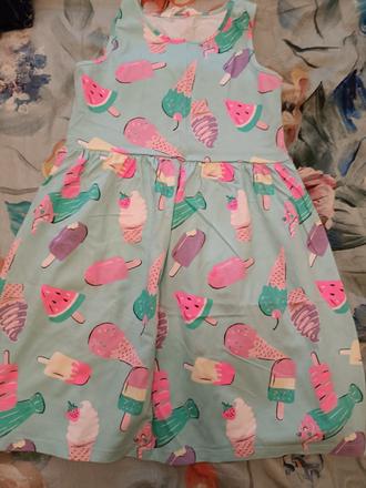 Šaty se zmrzlinou, h&m,134