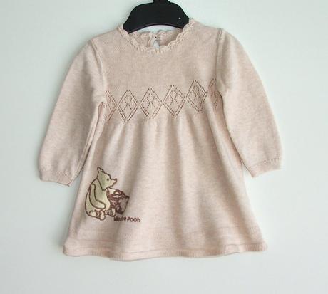 P582 přízové šaty vel. 62, disney,62