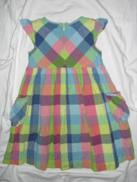 Nádherné kostkované duhově šaty, john lewis,110
