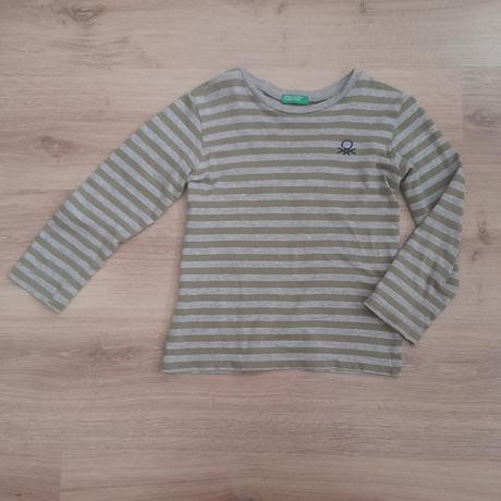 Dětské proužkované triko zn. benetton, vel. 120, benetton