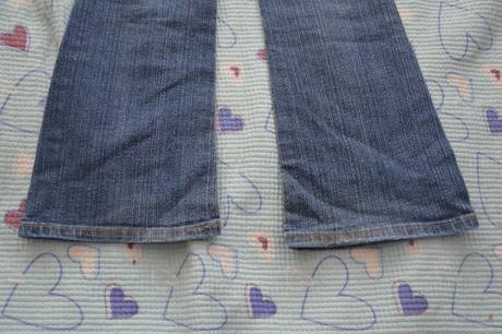 Lehce elastické džíny s cvočky, 140