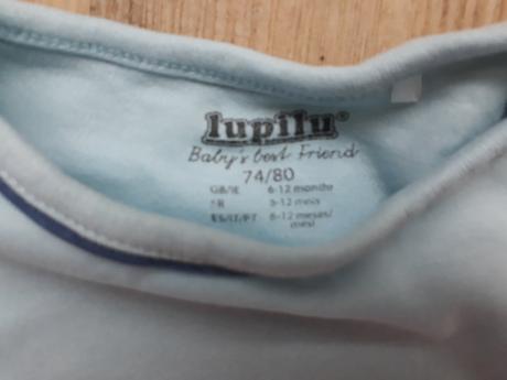 Tricko dlouhy rukav 74/80 lupilu, lupilu,74