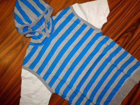 Luxusní modrošedé pruhované tričko, cherokee,134