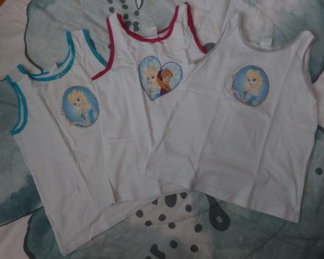 3x spodní košilka frozen elsa a anna, disney,134