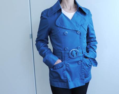 Kabatek na prechodne obdobi - petrolejove modry m, vero moda,m