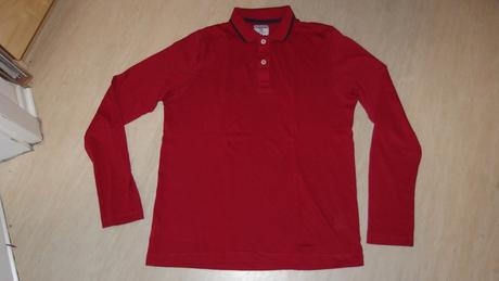 Červená polokošile terranova 152/158, terranova,152