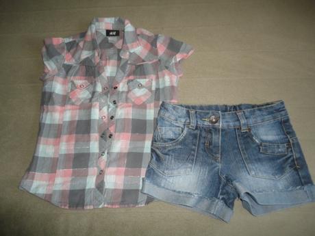 V top stavu košilová tunika hm, vel. 6-8 let, h&m,122