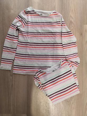 Tričko hm, dlouhý rukáv v.122/128, 2ks, 122