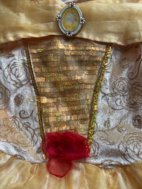 An18/delux kostým  kráska bell - v.6/7 let disney, 