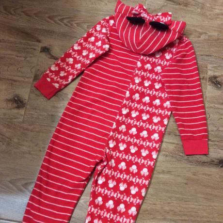 Jemný fleece overal s myškou minnie, disney,116