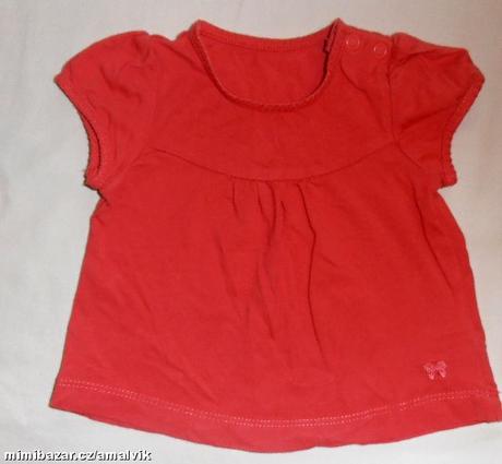 E148. tričko/tunička 0-6 měs., 56