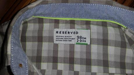 Kostkovaná košile , reserved,98