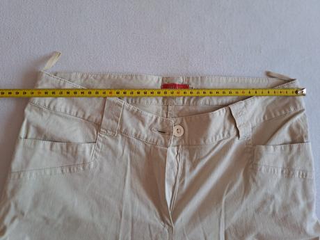 Dámské kalhoty béžové zn.synková, vel. 40/m, 40