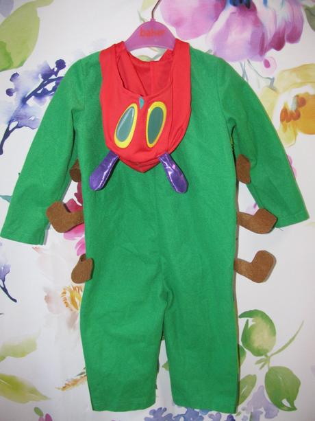 Kostým-overal s kapucí a hologramem housenka, 