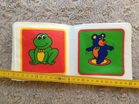 Koupací měkká knížka - zvířátka,