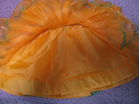 Karneval-tylové šaty dýně-halloween,