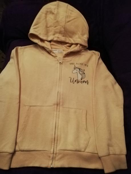 Mikina dívčí s kapucí minoti, vel.140/146., minoti,140