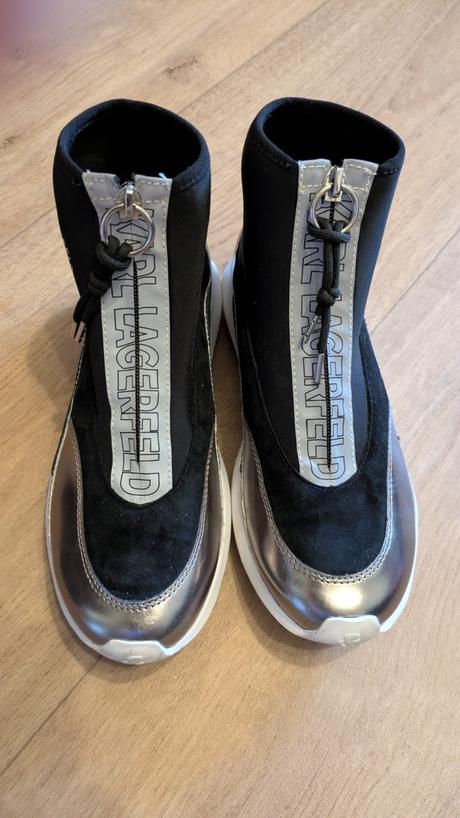 T492  podzimní boty karl lagerfeld vel. 38, karl lagerfeld,38