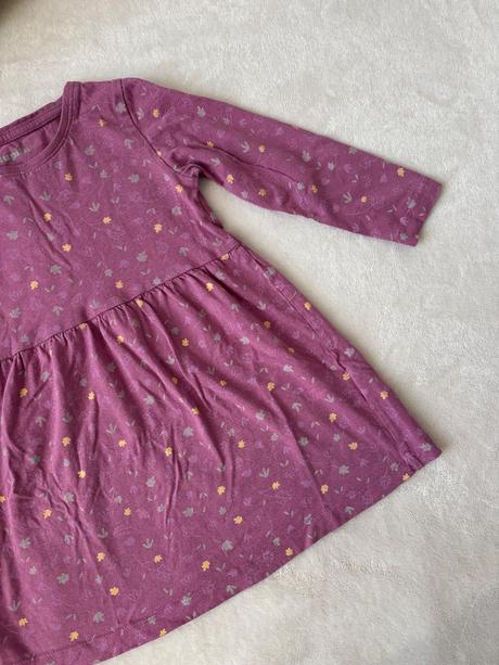 Šaty s dlouhým rukávem, lupilu,98