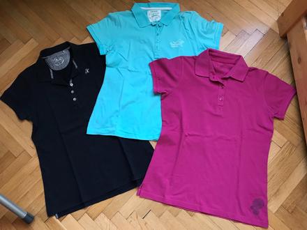 Trička polo 3ks, soccx,l