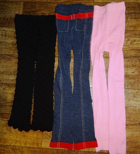 Nové kamaše pletené legíny 5ks, 86 - 116