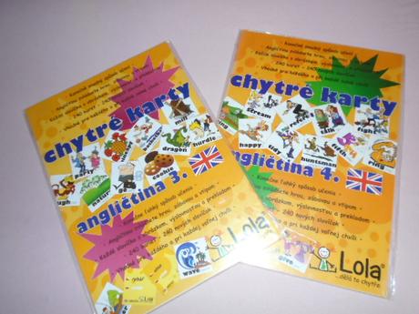 Angličtina chytré karty 240 karet 2x chytrá lola, 