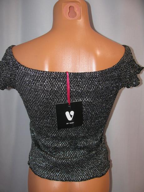 Elastická,společenská halenka crop top, 164