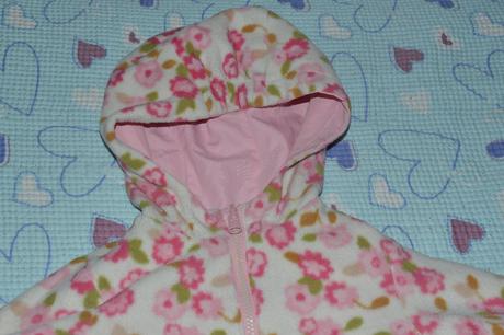 Oboustranná bundička 2v1 mikinka (bavlna+flees), 98