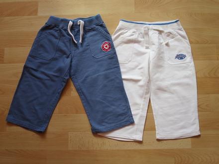 Tepláky tříčtvrteční 2 pack mothercare, mothercare,122