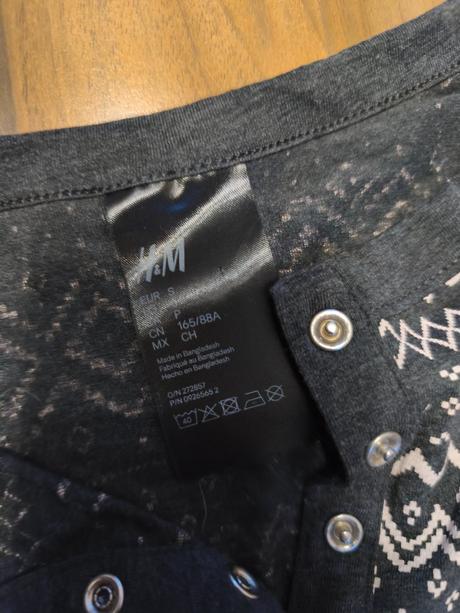 Vzorované pyžamo h&m 164 / xs, h&m,164