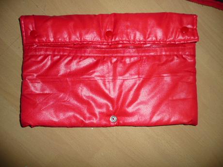 Rukávník na kočárek červený, 