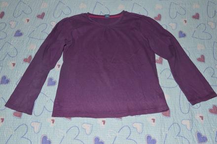 128 134 fialové bavlněné triko, tu,128