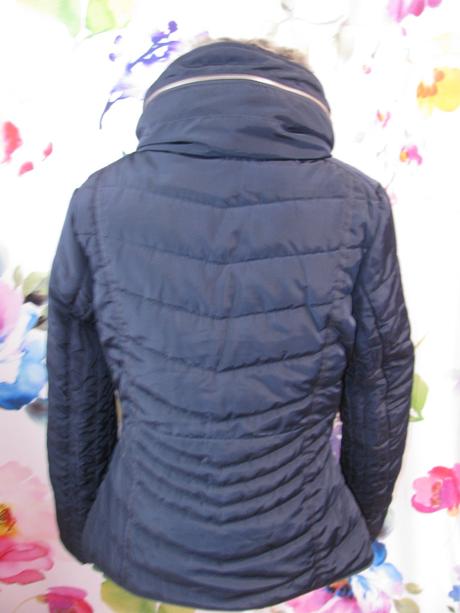 Dámská zimní prošívaná bunda s kožešinovým límcem, s.oliver,l