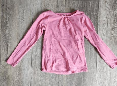 Růžové triko, h&m,122