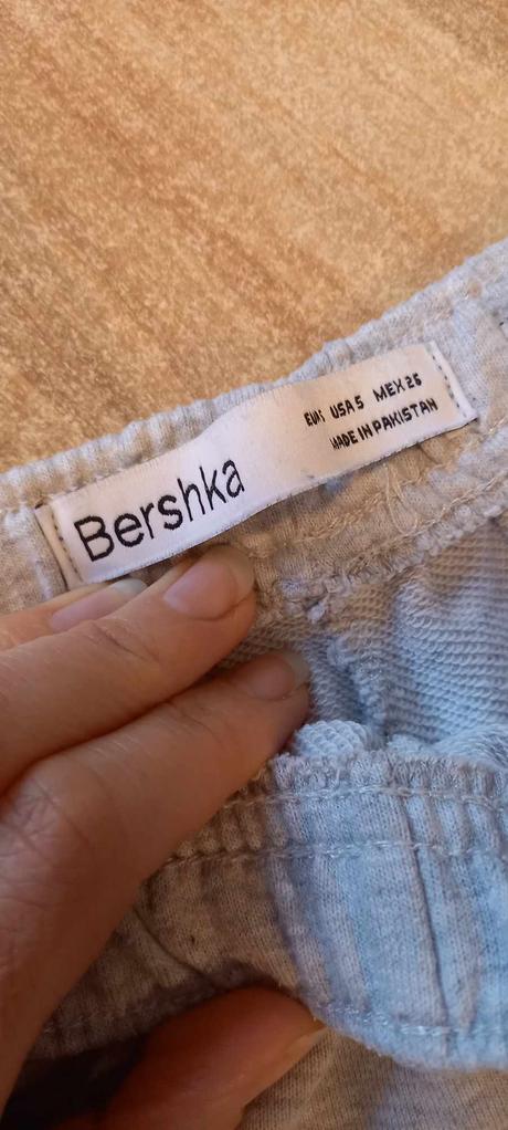 Tepláky šedé berschka, bershka,s